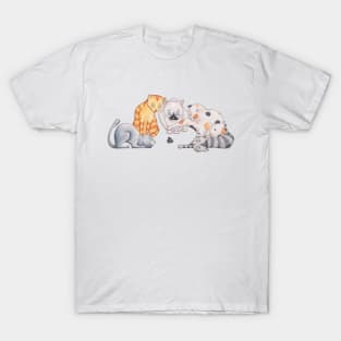 Cats and Butterfly T-Shirt